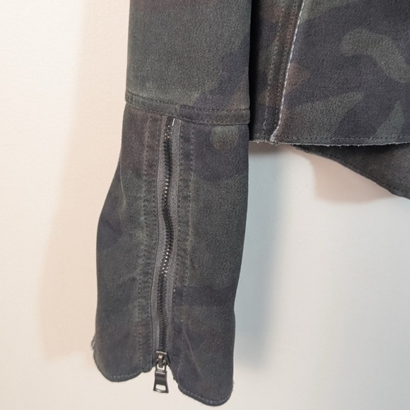 Anthropologie - Marrakech Camo Sueded Moto Jacket XS - Picture 11 of 11